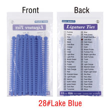 Load image into Gallery viewer, 1000pcs=20sticks Azdent Dental Orthodontic Ligature Ties Elastic Rubber Tooth ands Dentist Tools Braces Teeth Orthodontics