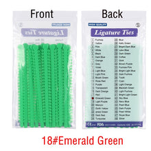 Load image into Gallery viewer, 1000pcs=20sticks Azdent Dental Orthodontic Ligature Ties Elastic Rubber Tooth ands Dentist Tools Braces Teeth Orthodontics