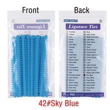 Load image into Gallery viewer, 1000pcs=20sticks Azdent Dental Orthodontic Ligature Ties Elastic Rubber Tooth ands Dentist Tools Braces Teeth Orthodontics
