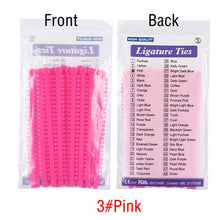 Load image into Gallery viewer, 1000pcs=20sticks Azdent Dental Orthodontic Ligature Ties Elastic Rubber Tooth ands Dentist Tools Braces Teeth Orthodontics
