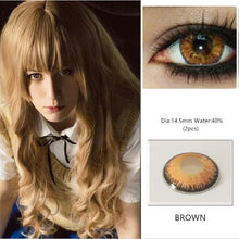 Load image into Gallery viewer, EYESHARE 1 Pair  Beautiful Pupil  Eye Cosmetic Colorful Contact Lenses Halloween Cosplay Lenses Crazy Lens for Eyes
