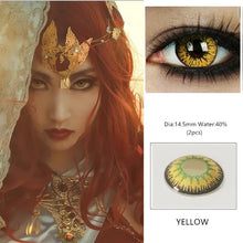 Load image into Gallery viewer, EYESHARE 1 Pair  Beautiful Pupil  Eye Cosmetic Colorful Contact Lenses Halloween Cosplay Lenses Crazy Lens for Eyes
